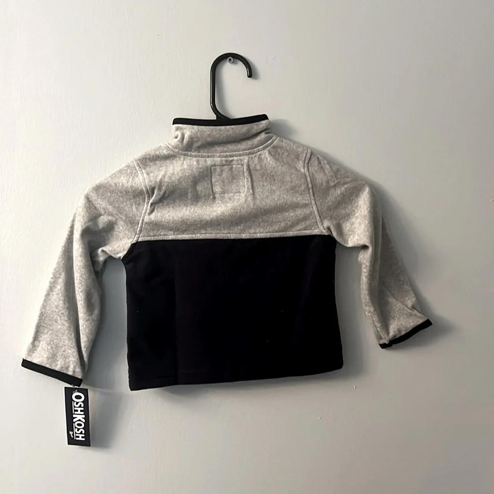 Oshkosh B’gosh Dark Blue & Grey Pullover Top-24months - NWT